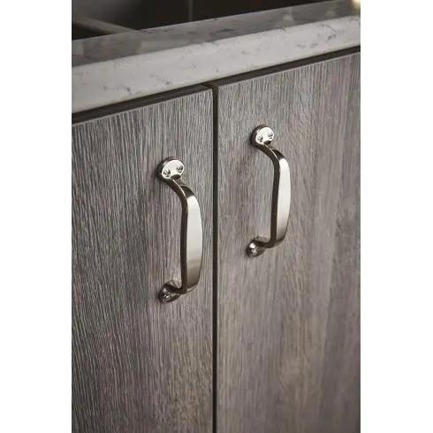 brushed satin nickel pull