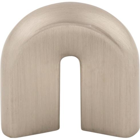 brushed satin nickel u - pull