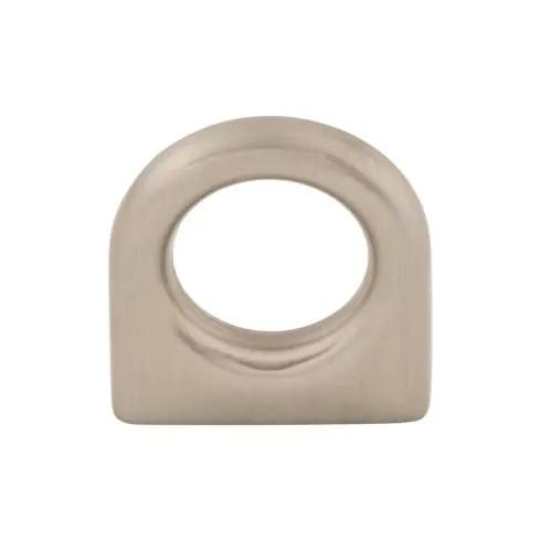 brushed satin nickel ring pull