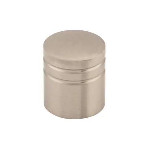 brushed satin nickel knob