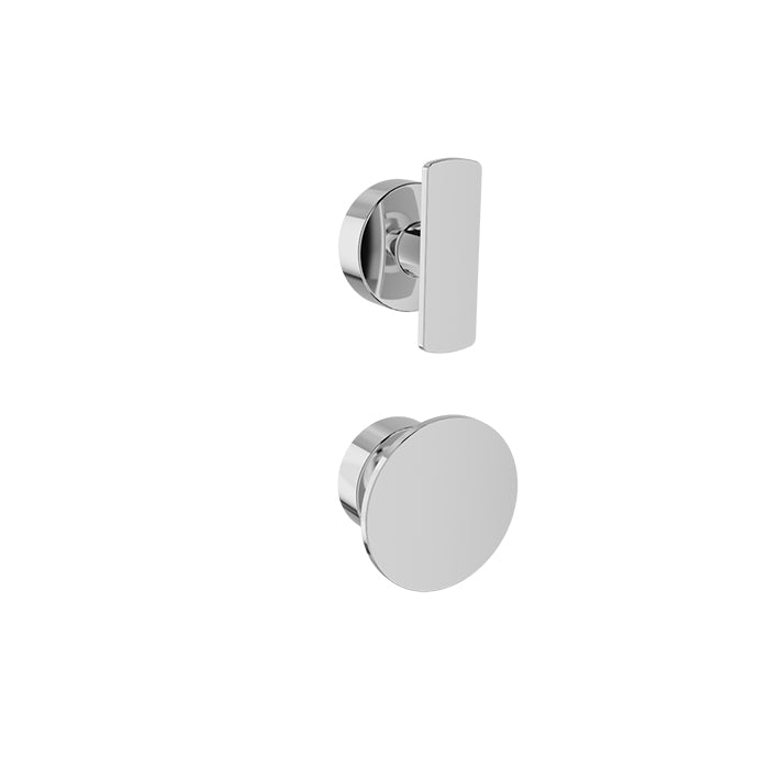 chrome thermostatic shower valve