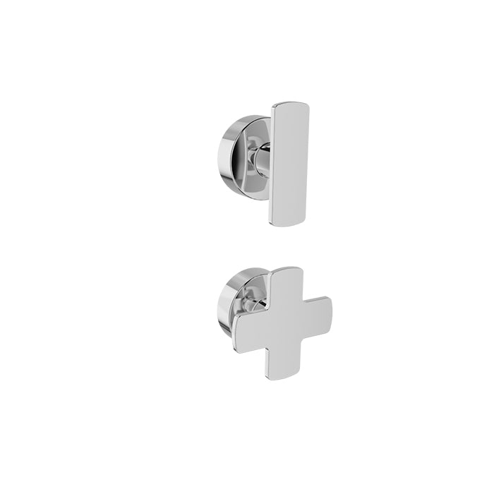 chrome thermostatic shower valve