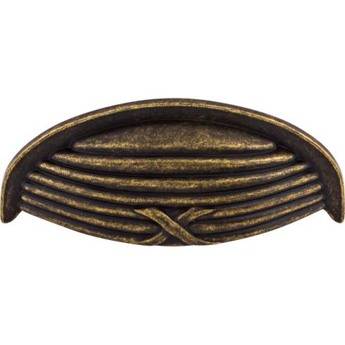 Top Knobs Ribbon & Reed Cup Pull 3 Inch (c-c) by Top Knobs