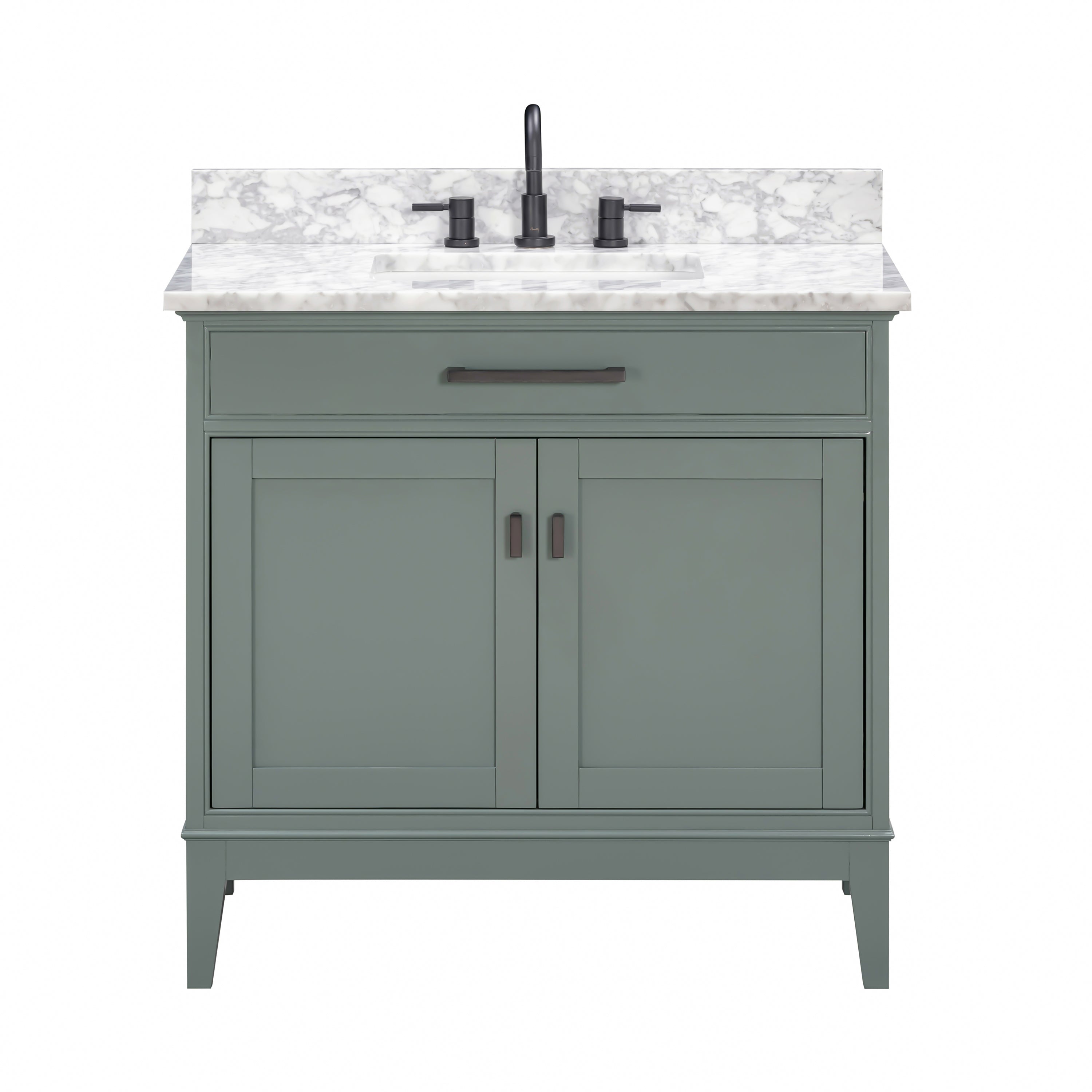 smoke green vanity set