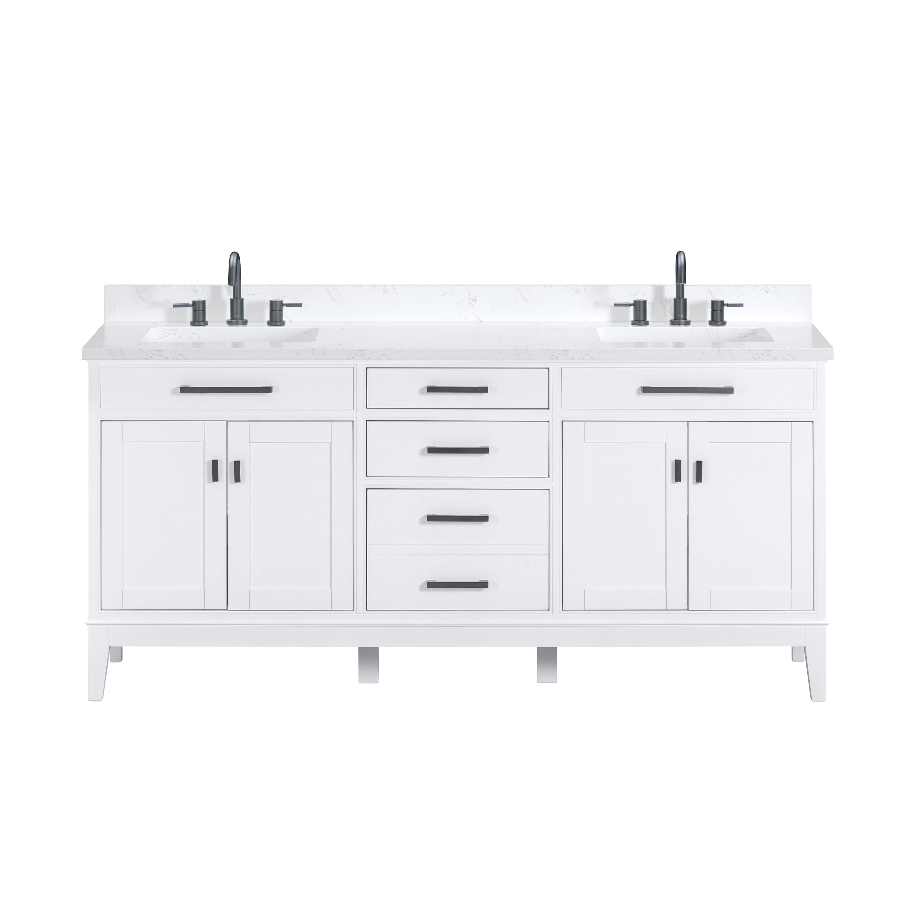 Avanity Madison 73 in. Double Sink Bathroom Vanity Set