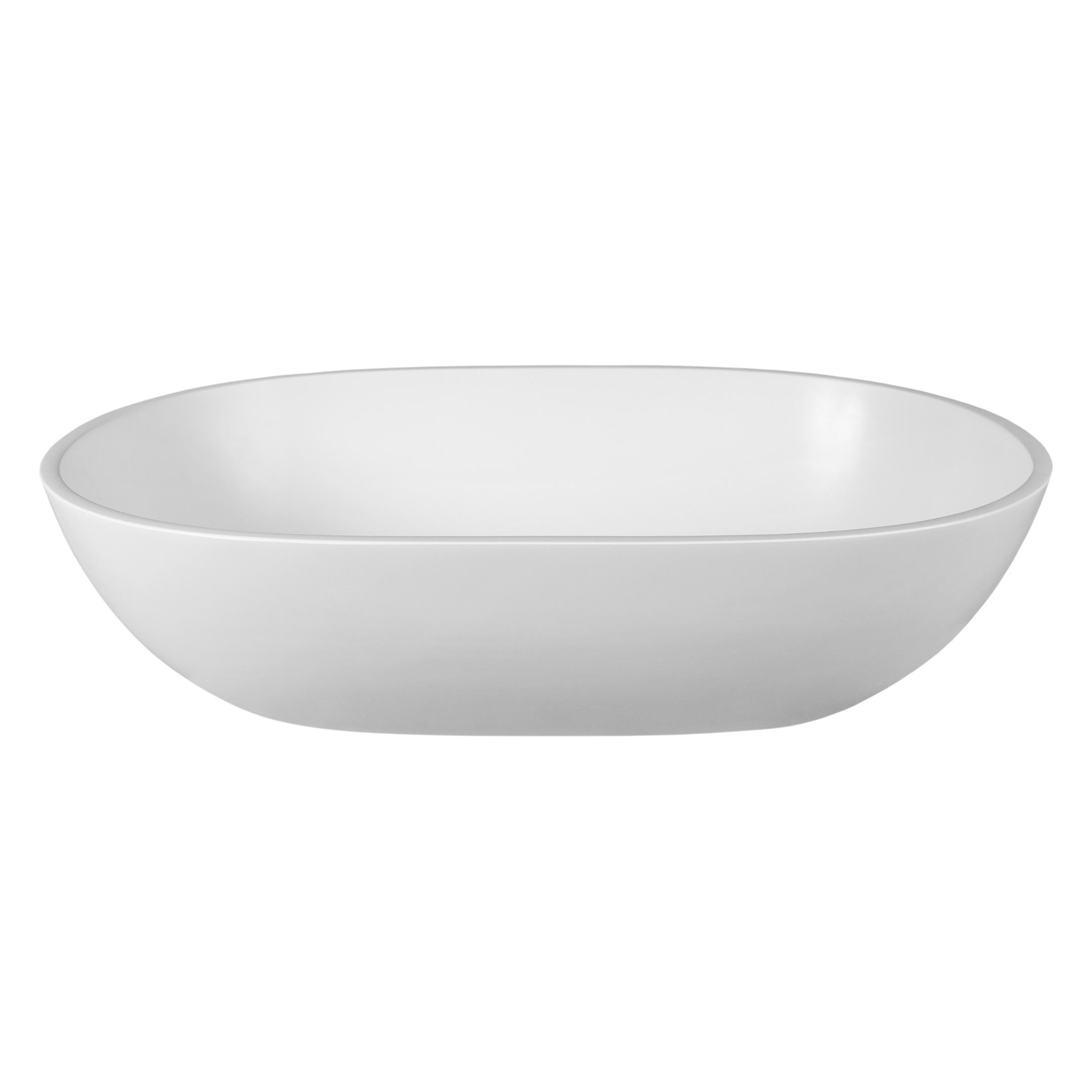 white vessel sink