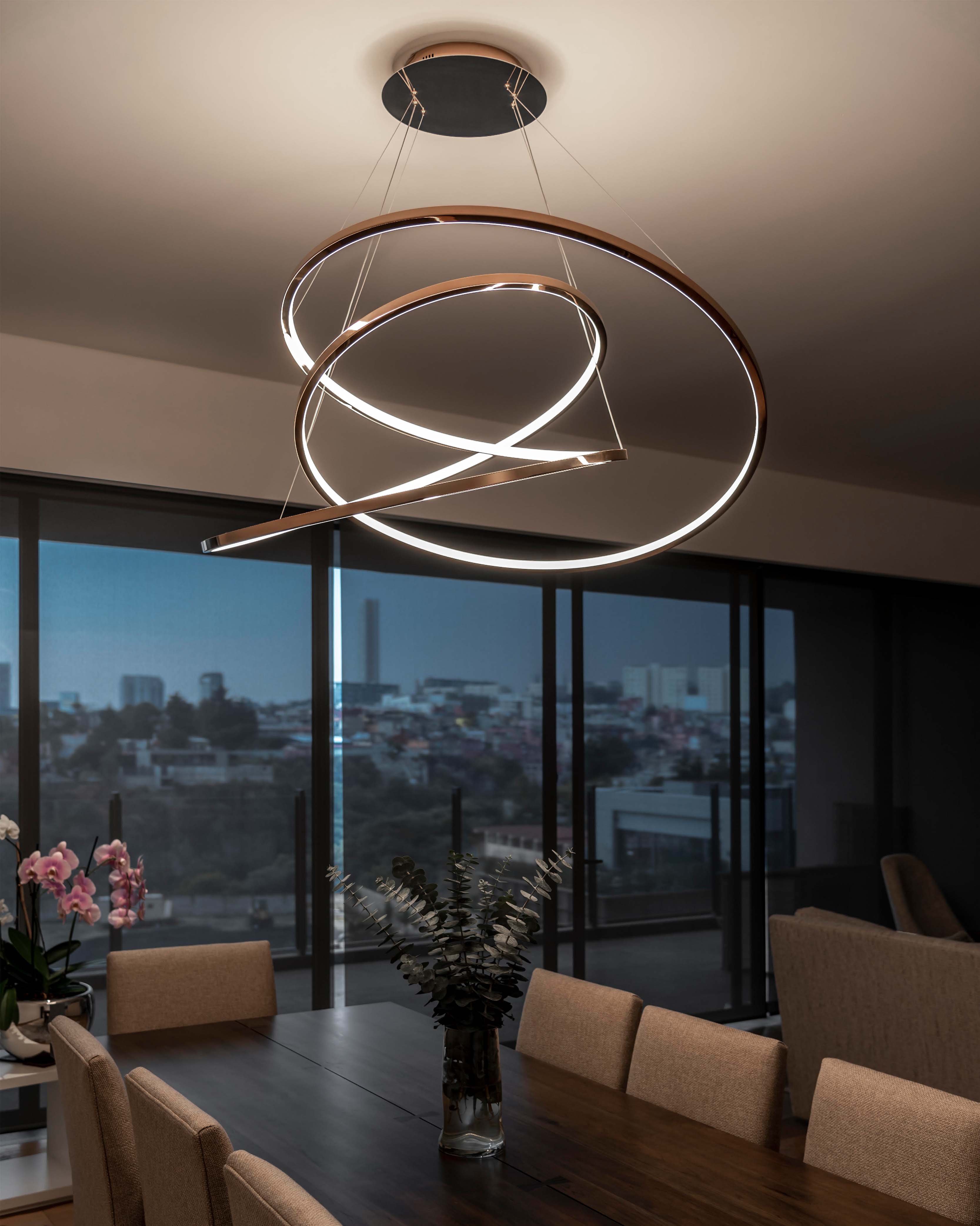 rose cooper chandelier