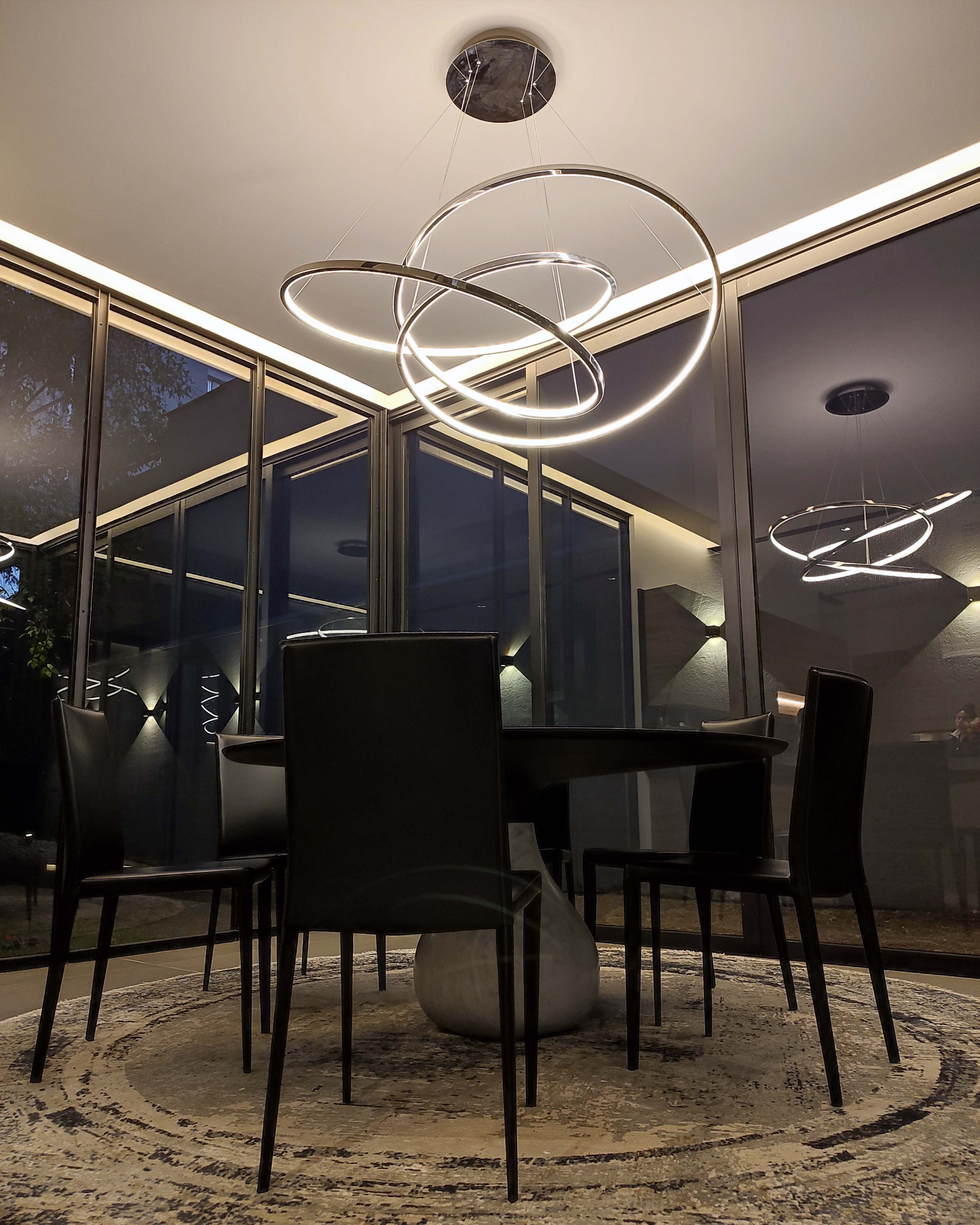 dark reflex chandelier