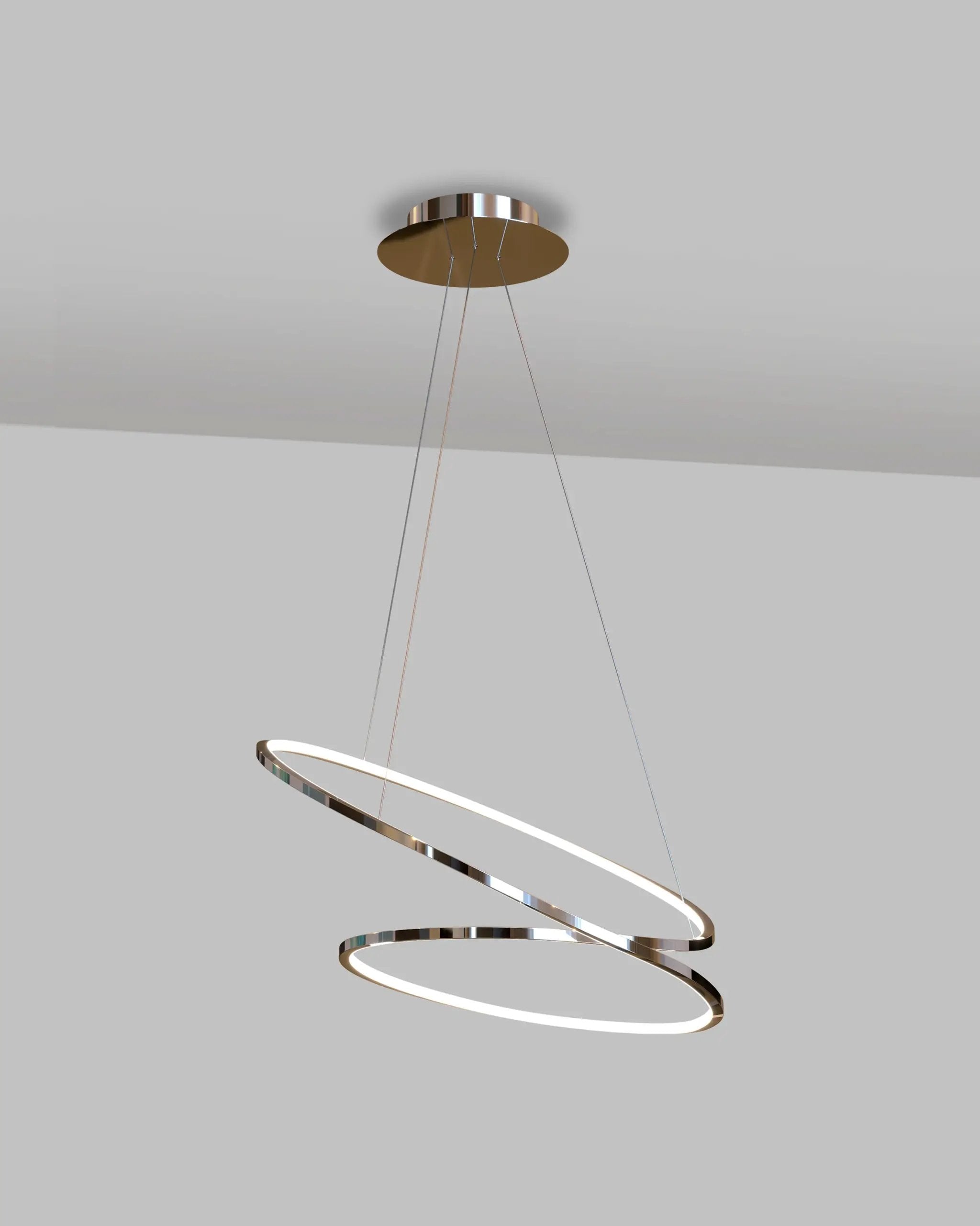 chrome chandelier