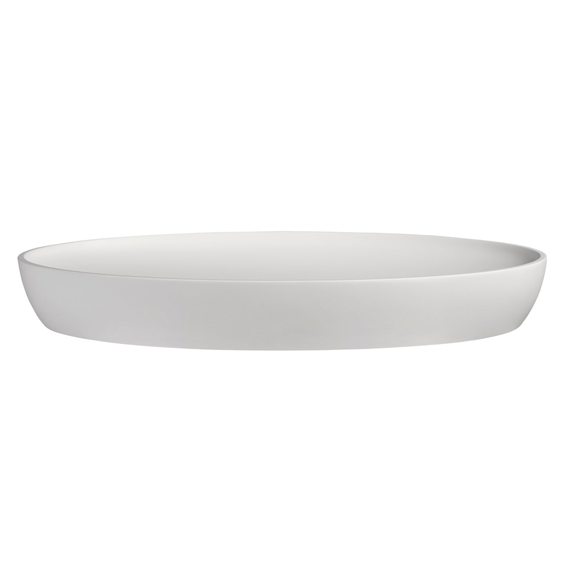 white vessel sink