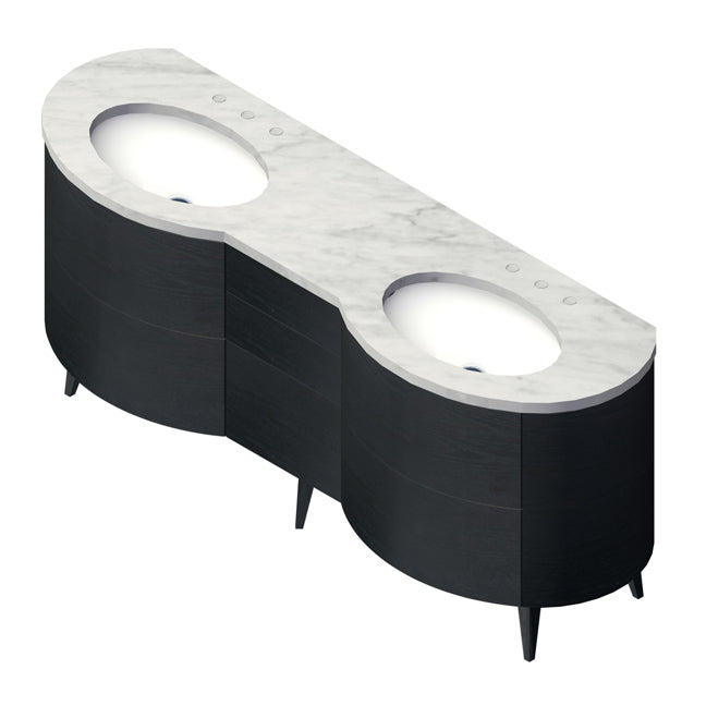 Lacava Flou 72" Floor Standing Vanity by Lacava
