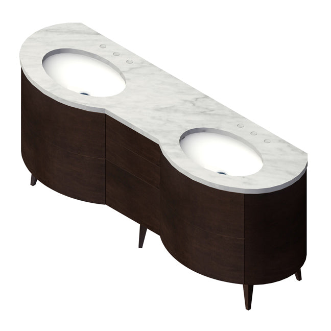 Lacava Flou 72" Floor Standing Vanity by Lacava