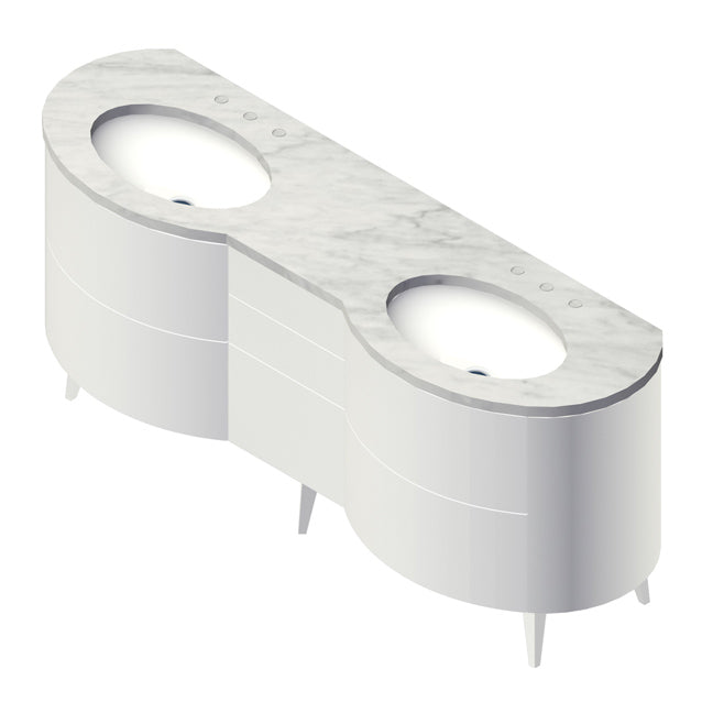 Lacava Flou 72" Floor Standing Vanity by Lacava