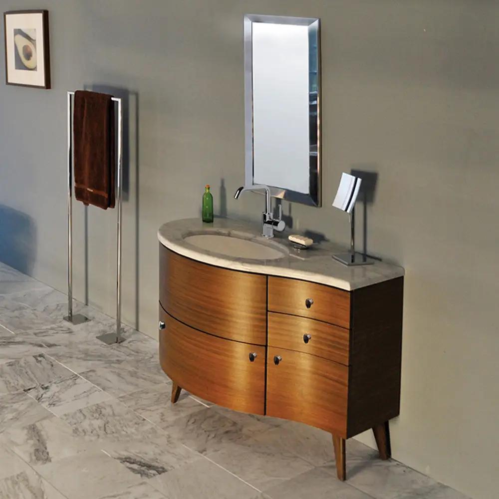 natural walnut vanity