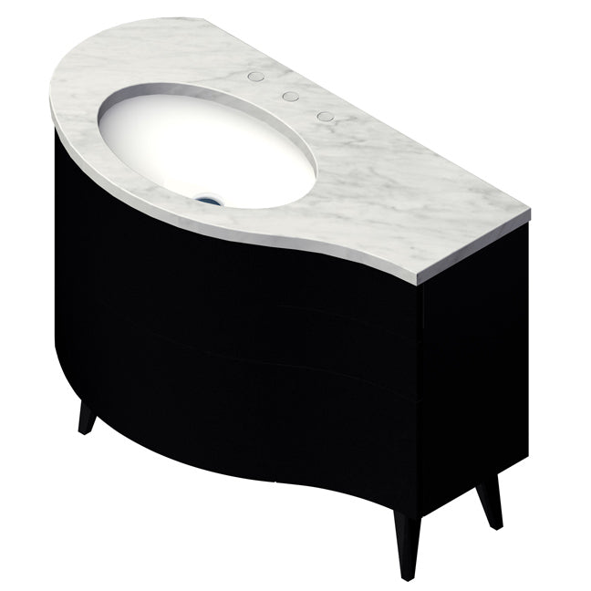 Lacava Flou 42" Floor Standing Vanity - Left