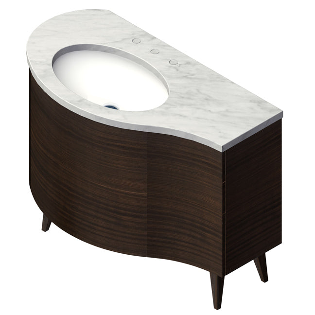 Lacava Flou 42" Floor Standing Vanity - Left by Lacava