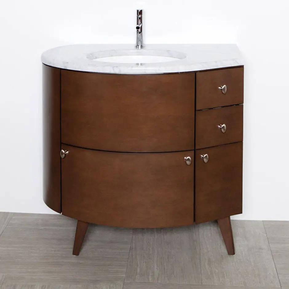 classic walnut vanity