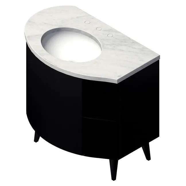 Lacava Flou 36" Floor Standing Vanity - Left by Lacava