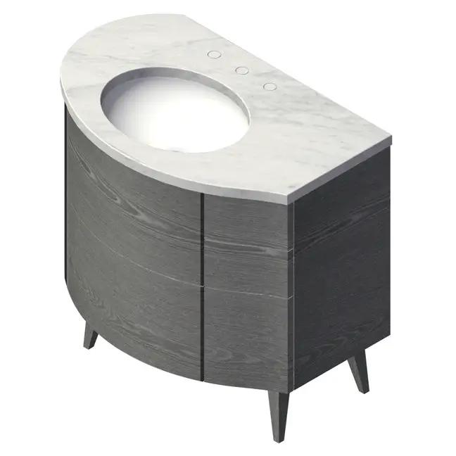 Lacava Flou 36" Floor Standing Vanity - Left by Lacava