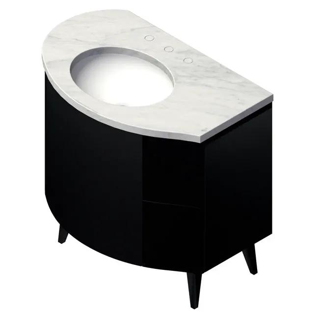 Lacava Flou 36" Floor Standing Vanity - Left by Lacava