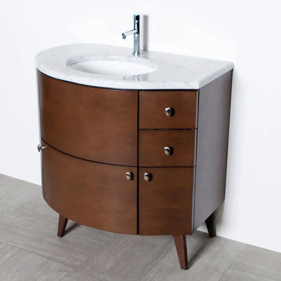 classic walnut vanity