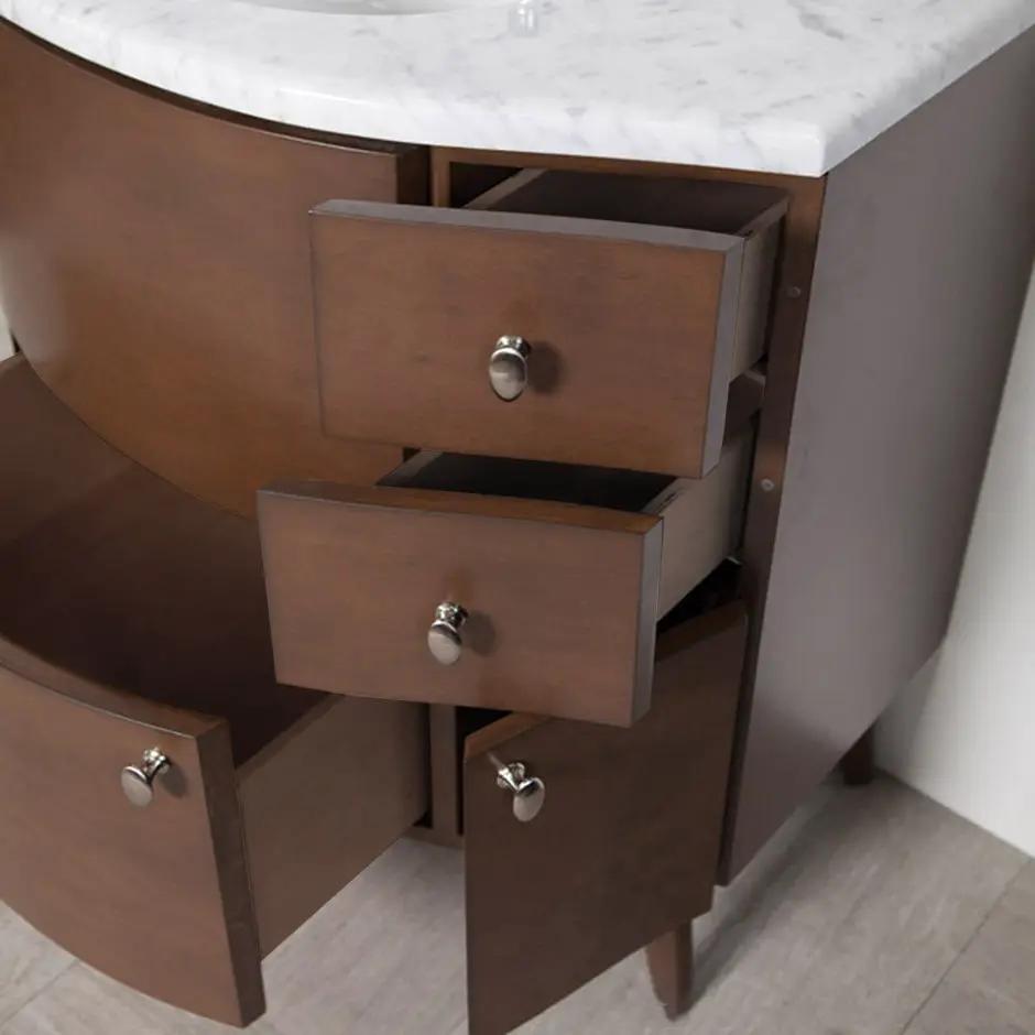 classic walnut vanity