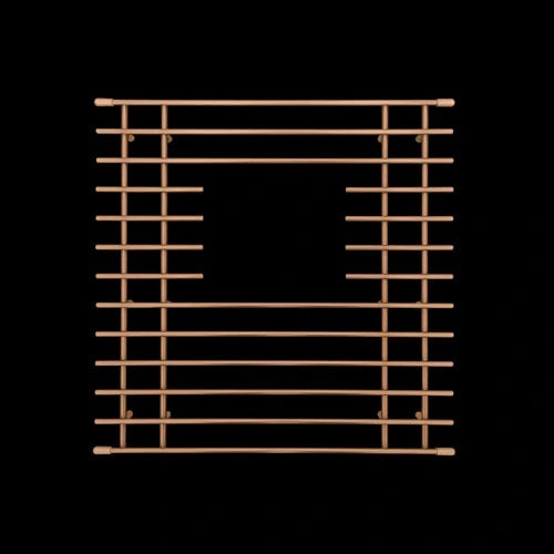 MILA solid stainless steel bar basin grid 12.5 x 12.25