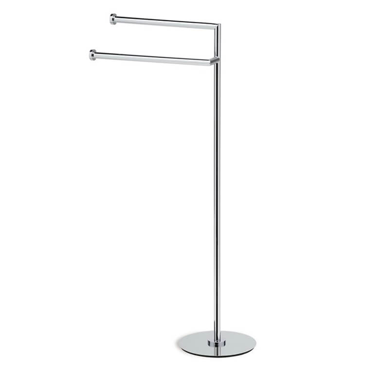 chrome towel stand