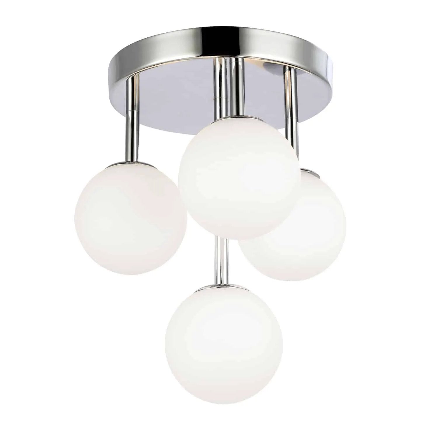 polished chrome flush mount