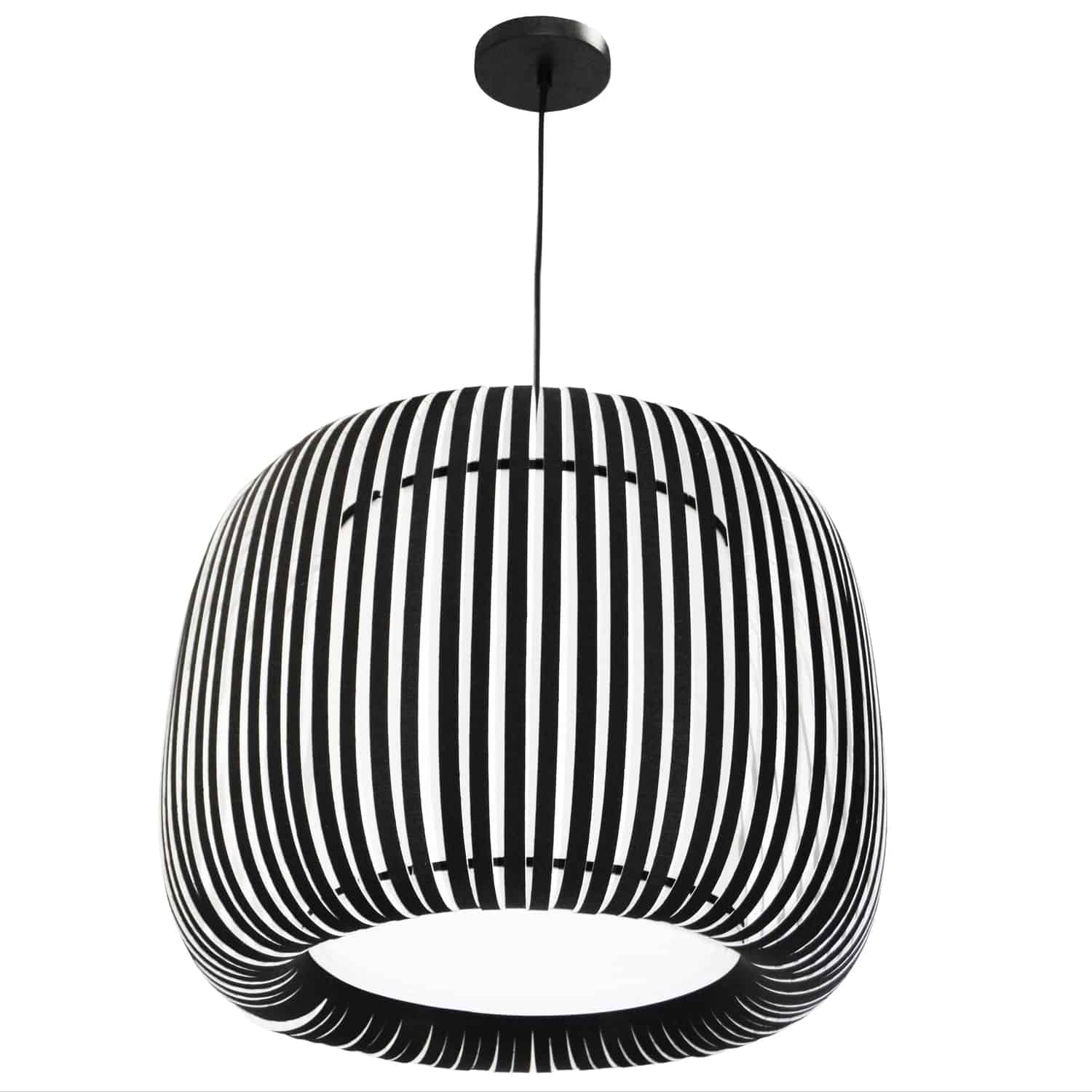 Dainolite 1 Light Pendant Slit Shade by Dainolite