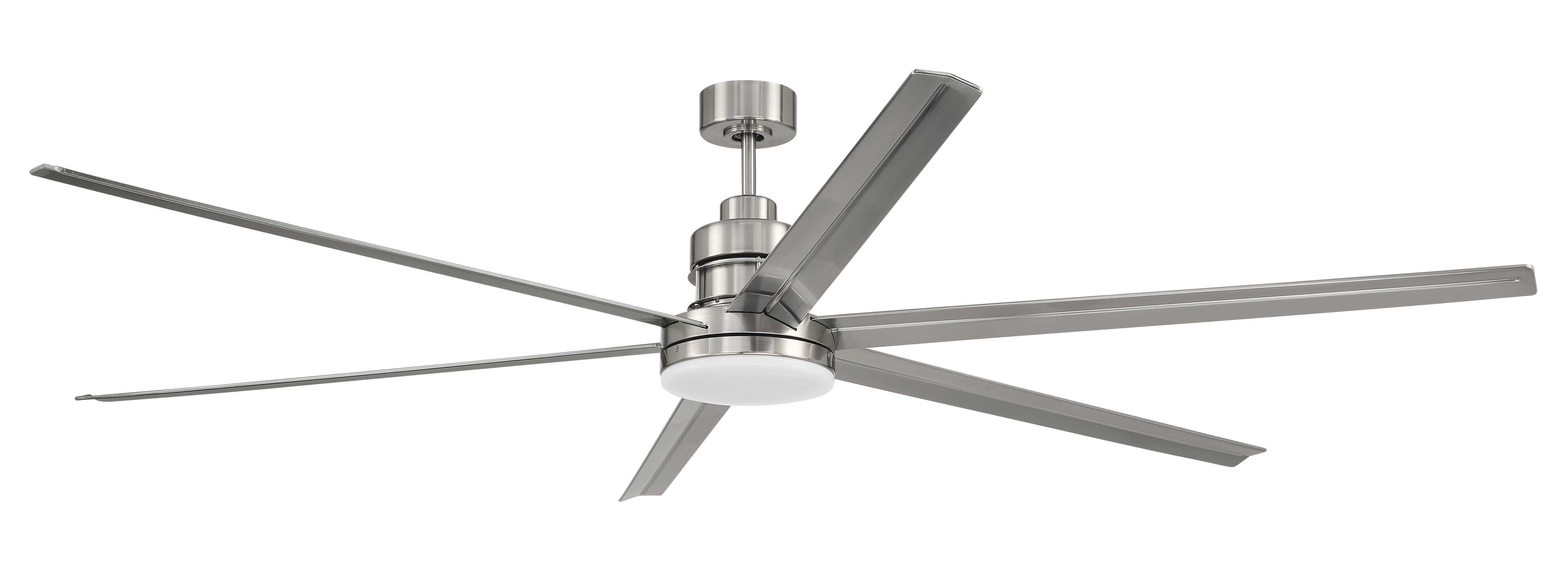 brushed polished nickel ceiling fans