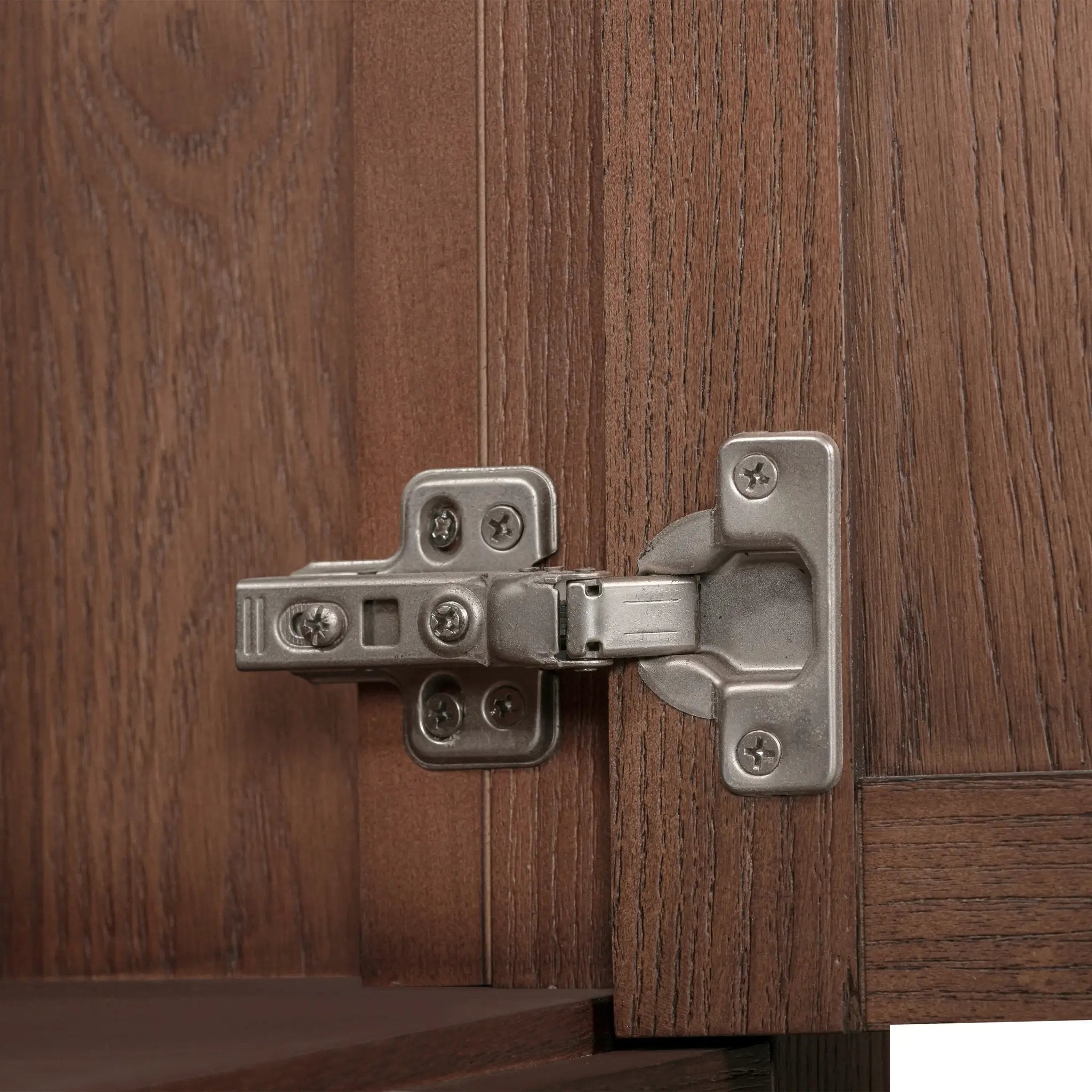 mocha oak vanity set