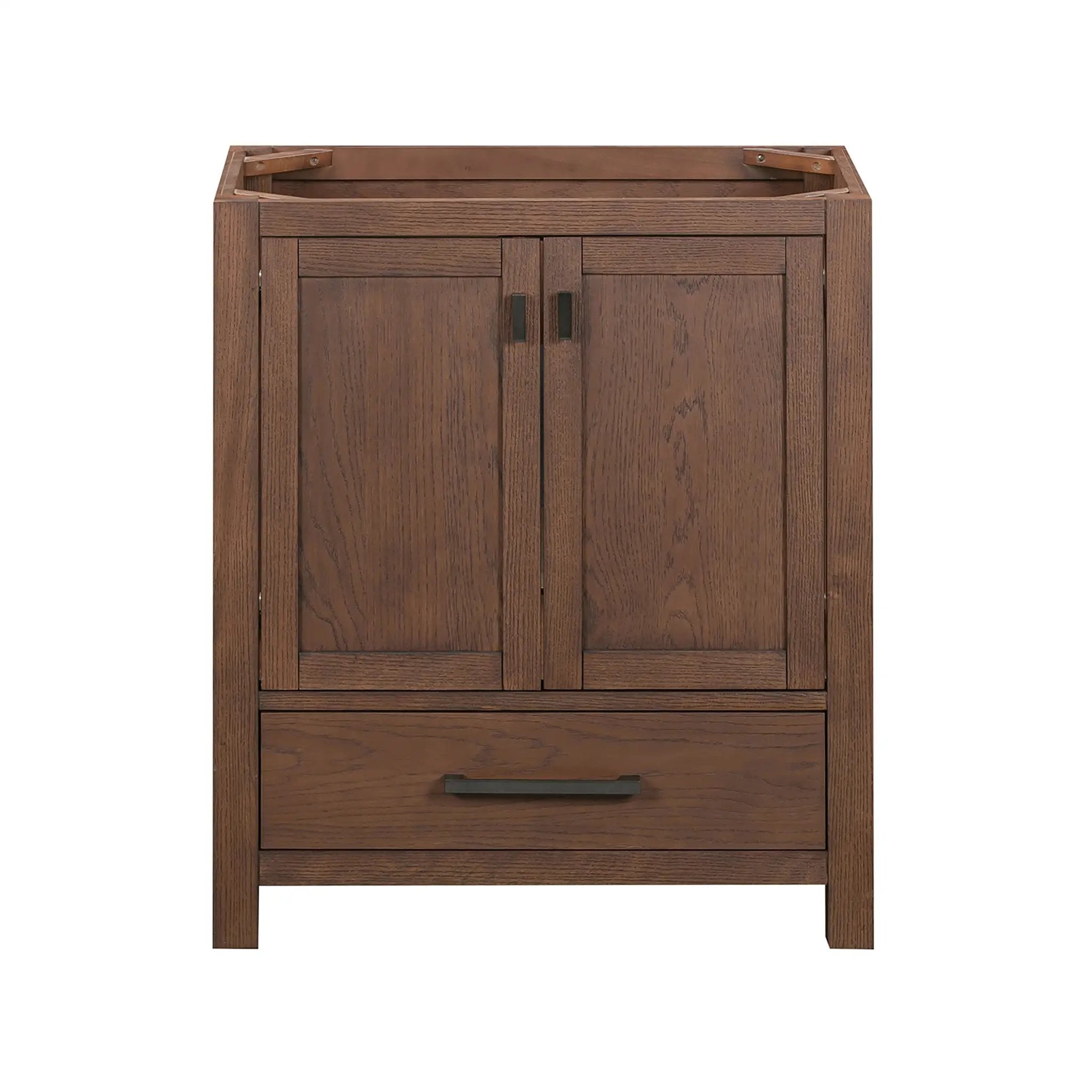 mocha oak vanity base