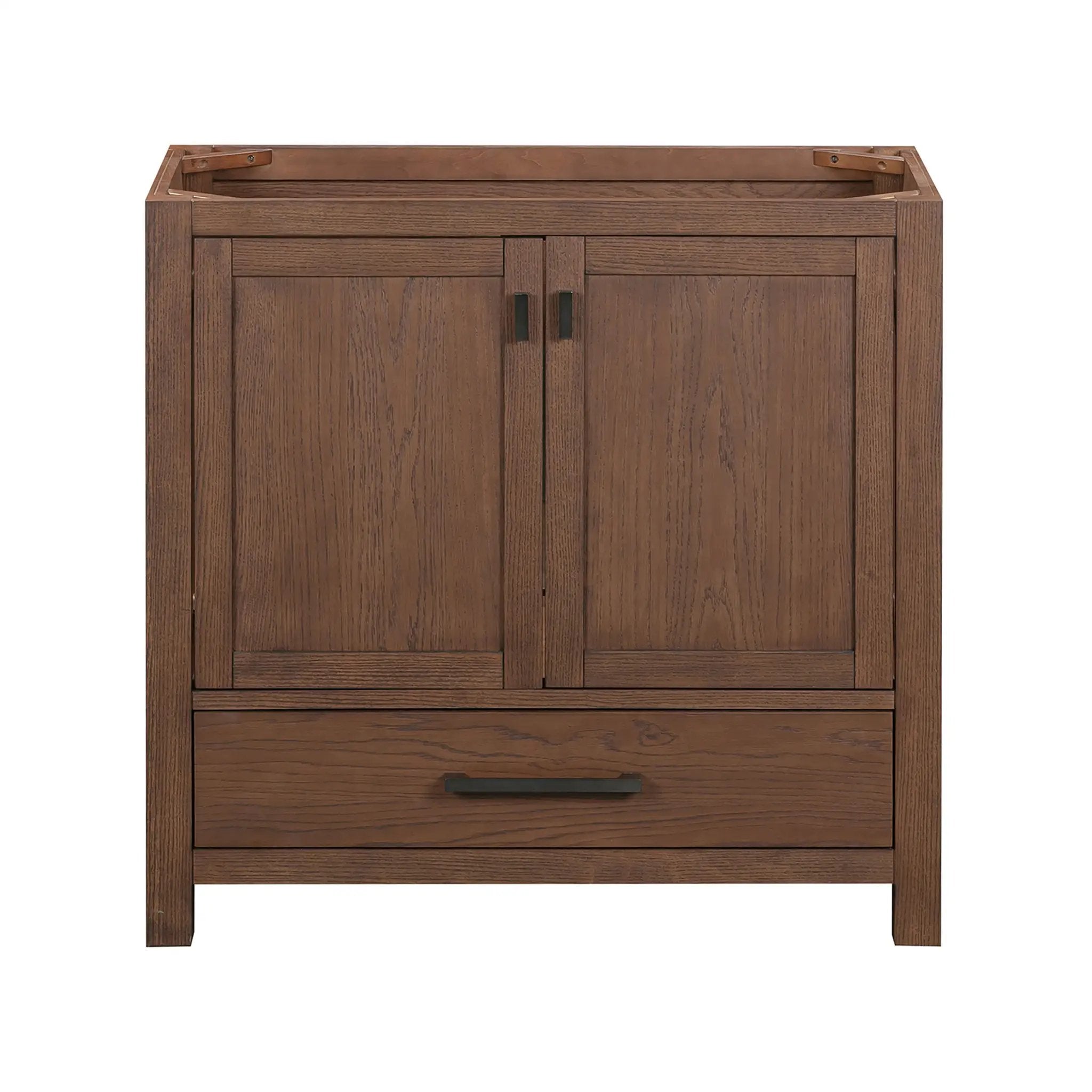 mocha oak vanity base
