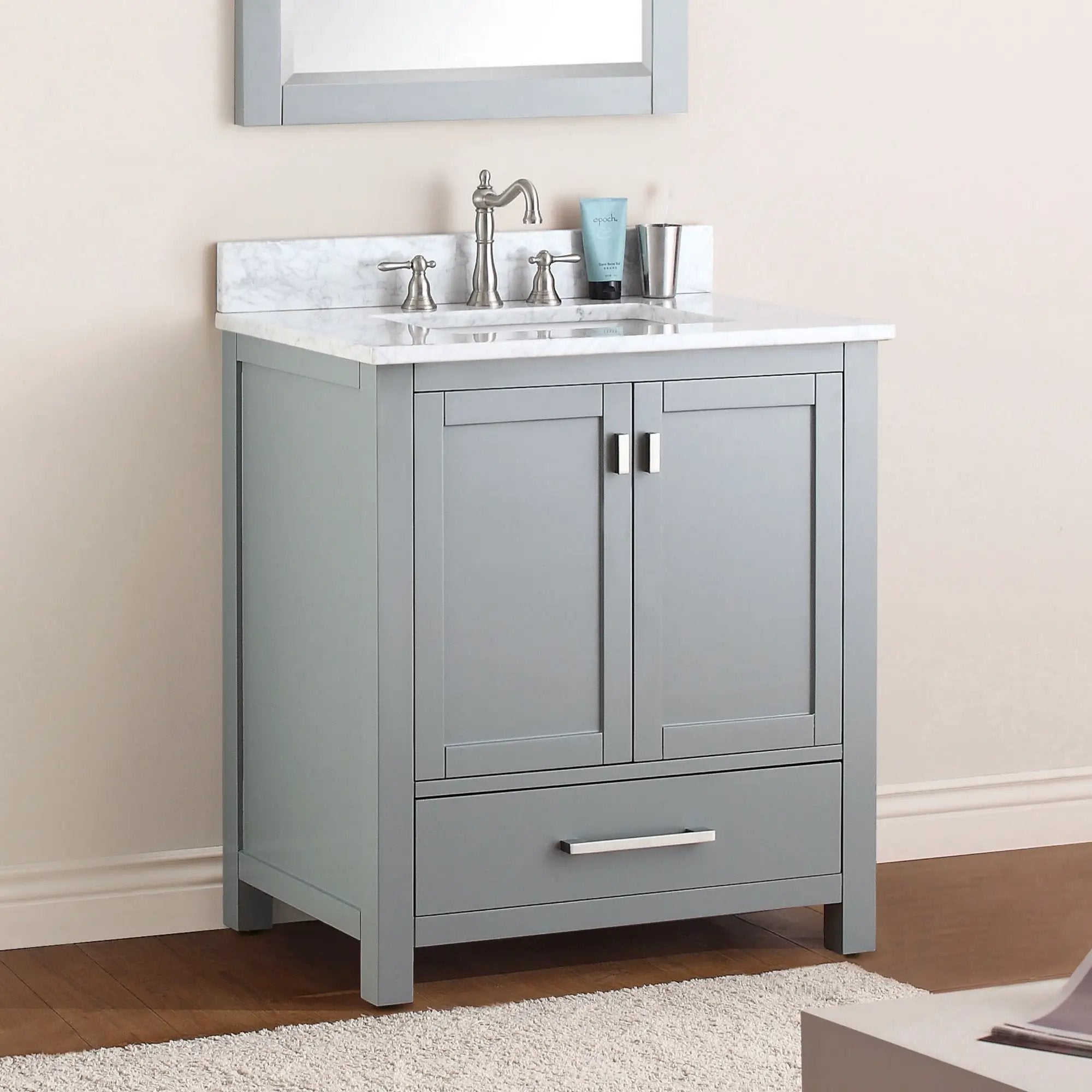 chilled gray vanity base