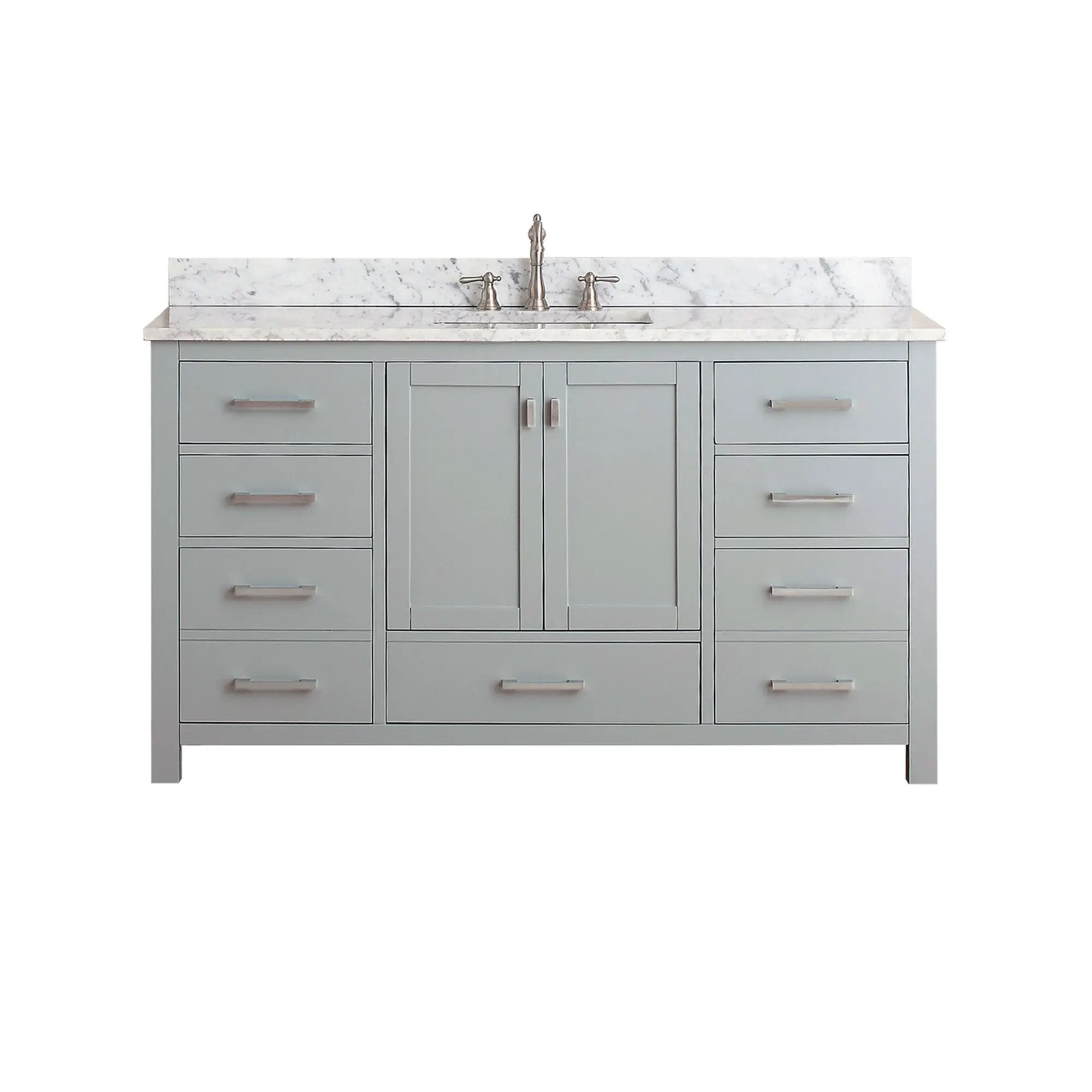 chilled gray vanity set