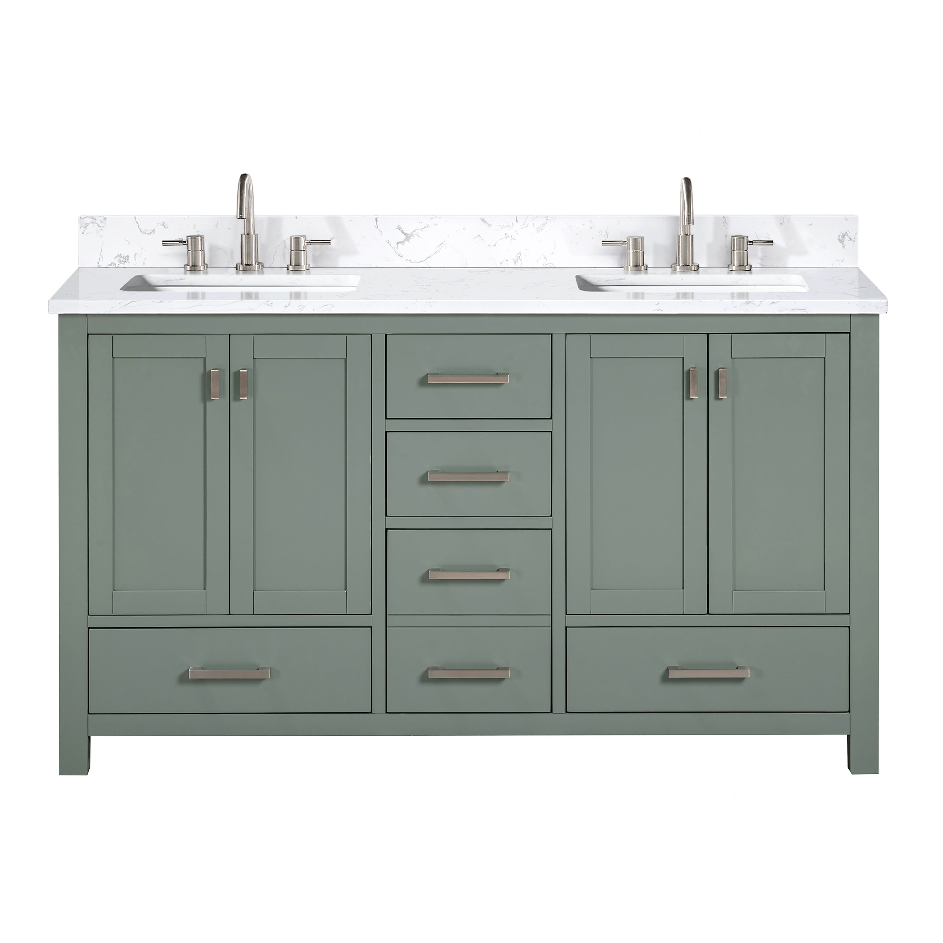 Avanity Modero 61 in. Double Sink Bathroom Vanity Set