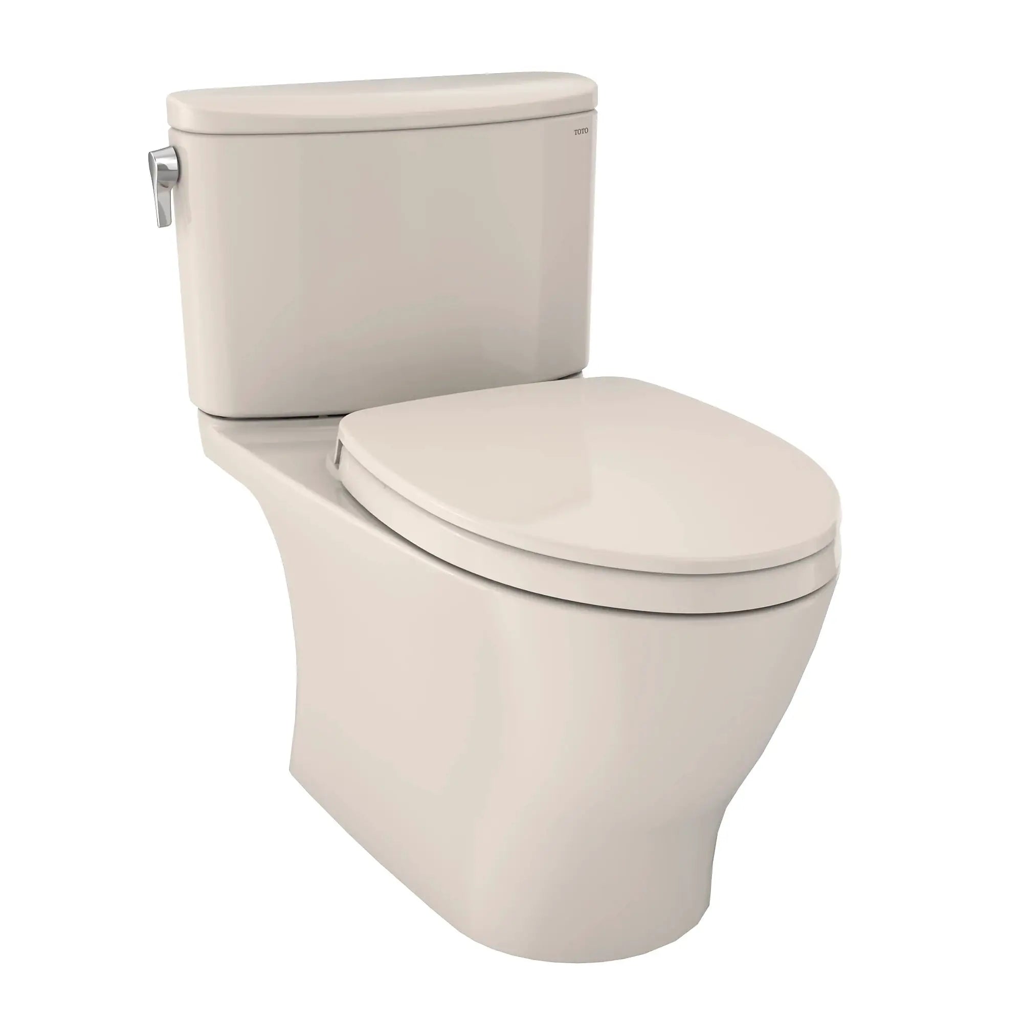 Toto Nexus Two-Piece Toilet, 1.28 GPF, Elongated Bowl - Washlet + Connection by Toto