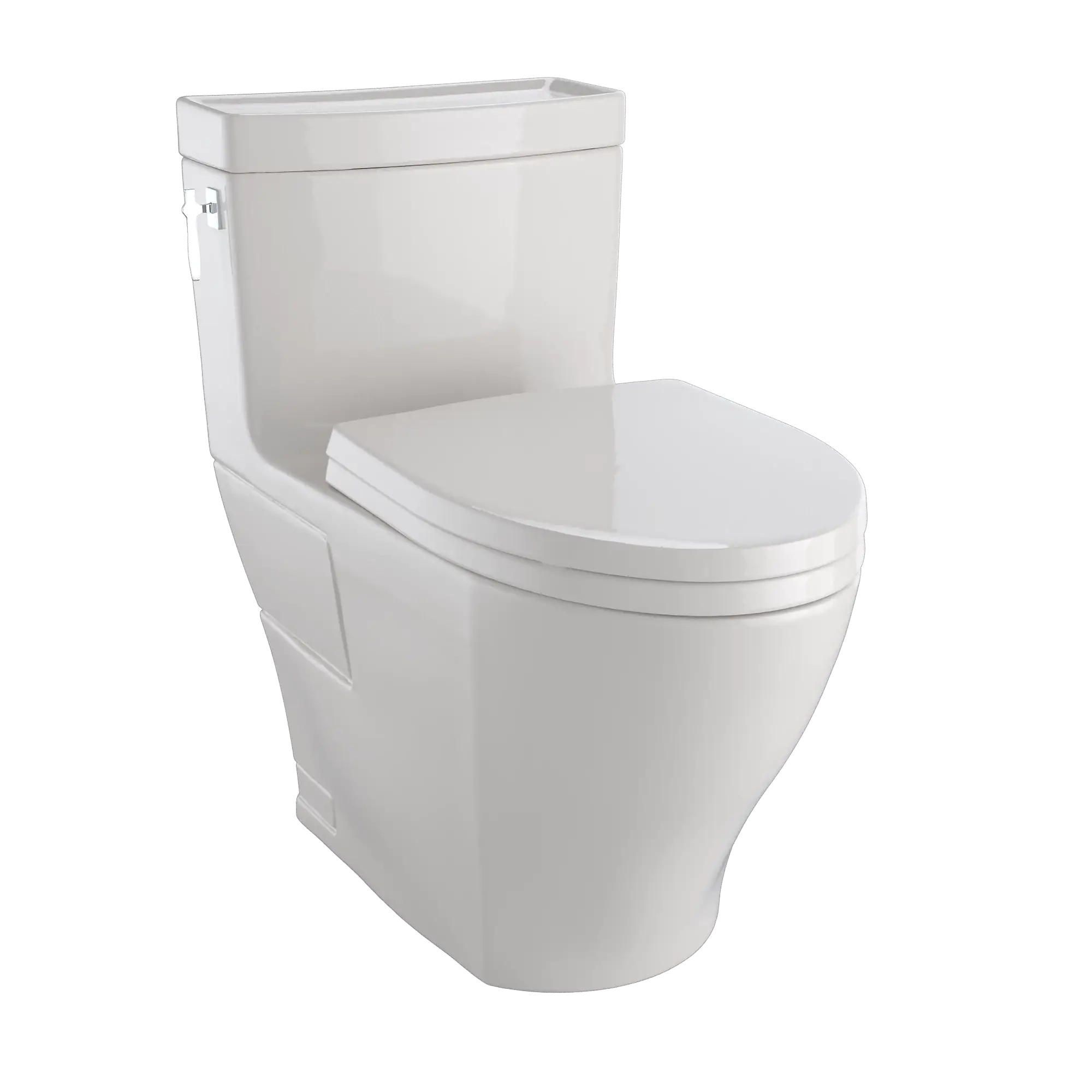 Toto Aimes One-Piece Toilet, 1.28GPF, Elongated Bowl - Washlet + Connection by Toto