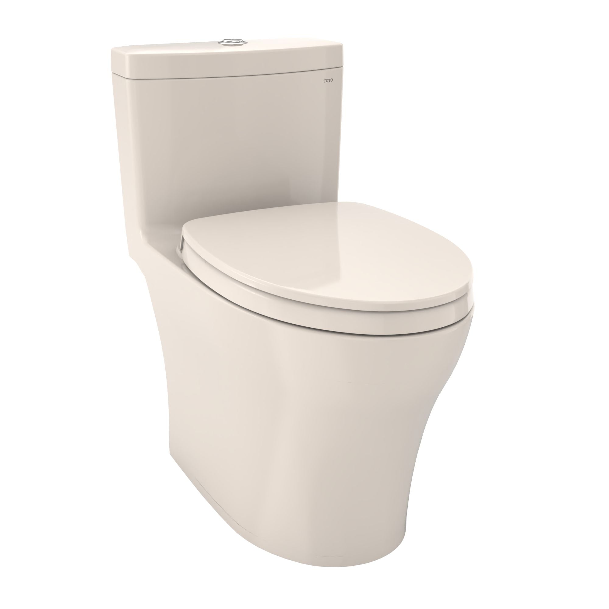 Toto Aquia IV One-piece Toilet - 1.28 GPF & 0.9 GPF Elongated Bowl - Washlet+ Connection