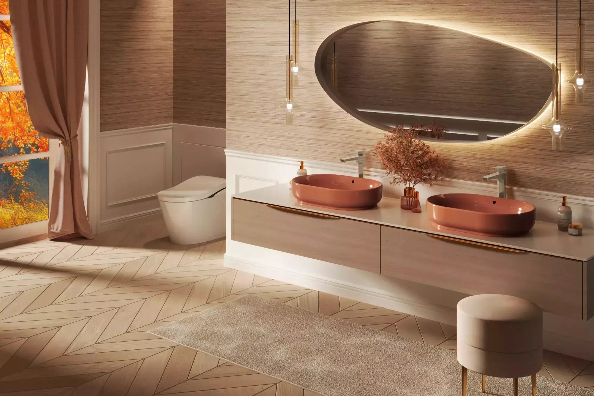 matte white toilet