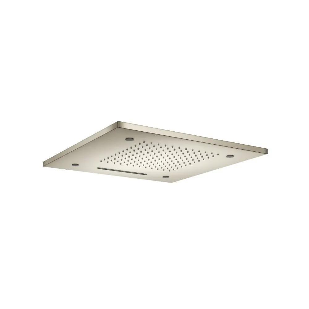 Flusso Cascade 20" Stainless Steel Flush Mount Rainhead with Cascade Waterfall and Mist Flow by Flusso