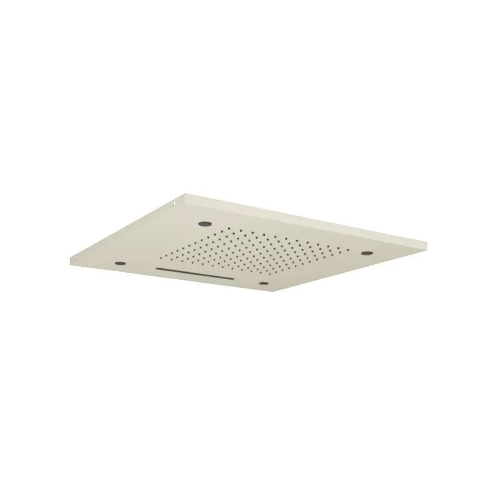 Flusso Cascade 20" Stainless Steel Flush Mount Rainhead with Cascade Waterfall and Mist Flow by Flusso