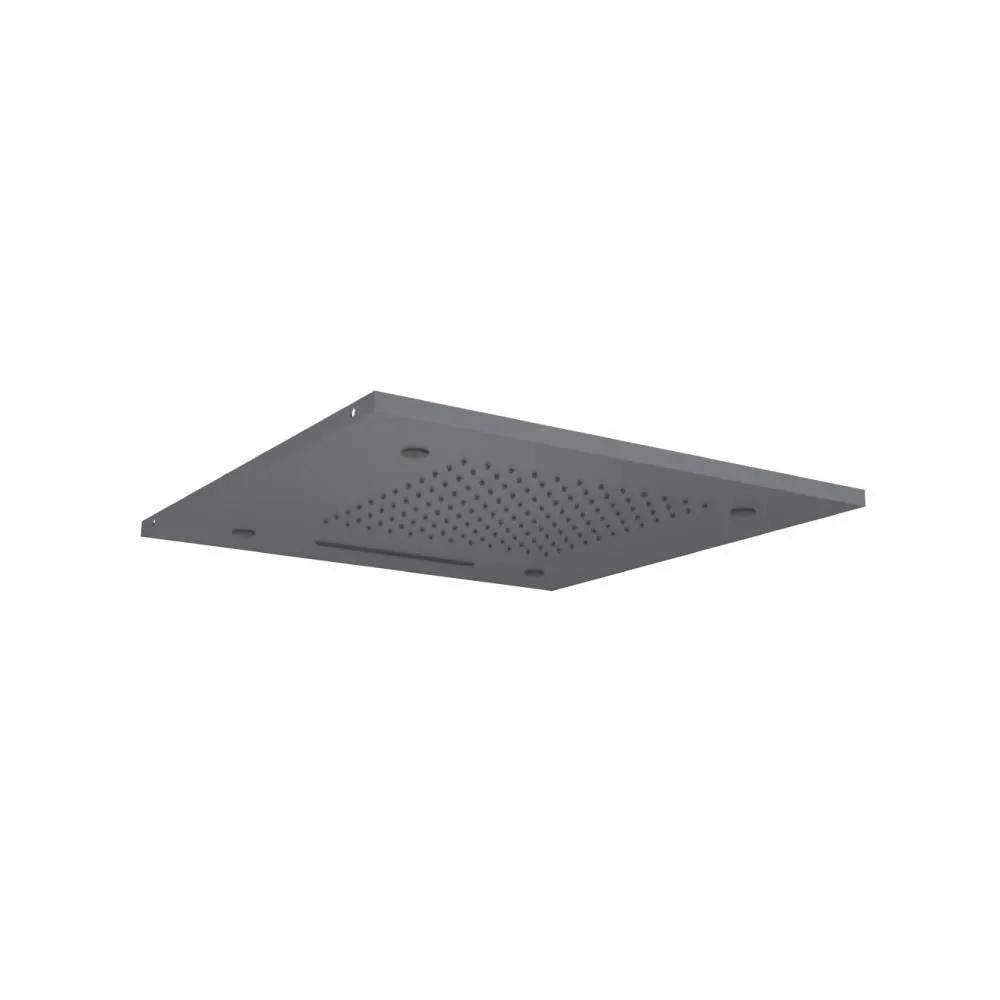 Flusso Cascade 20" Stainless Steel Flush Mount Rainhead with Cascade Waterfall and Mist Flow by Flusso