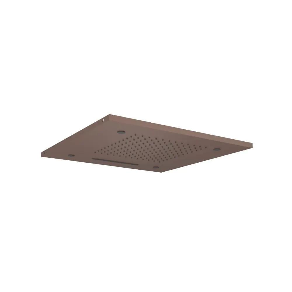 Flusso Cascade 20" Stainless Steel Flush Mount Rainhead with Cascade Waterfall and Mist Flow by Flusso