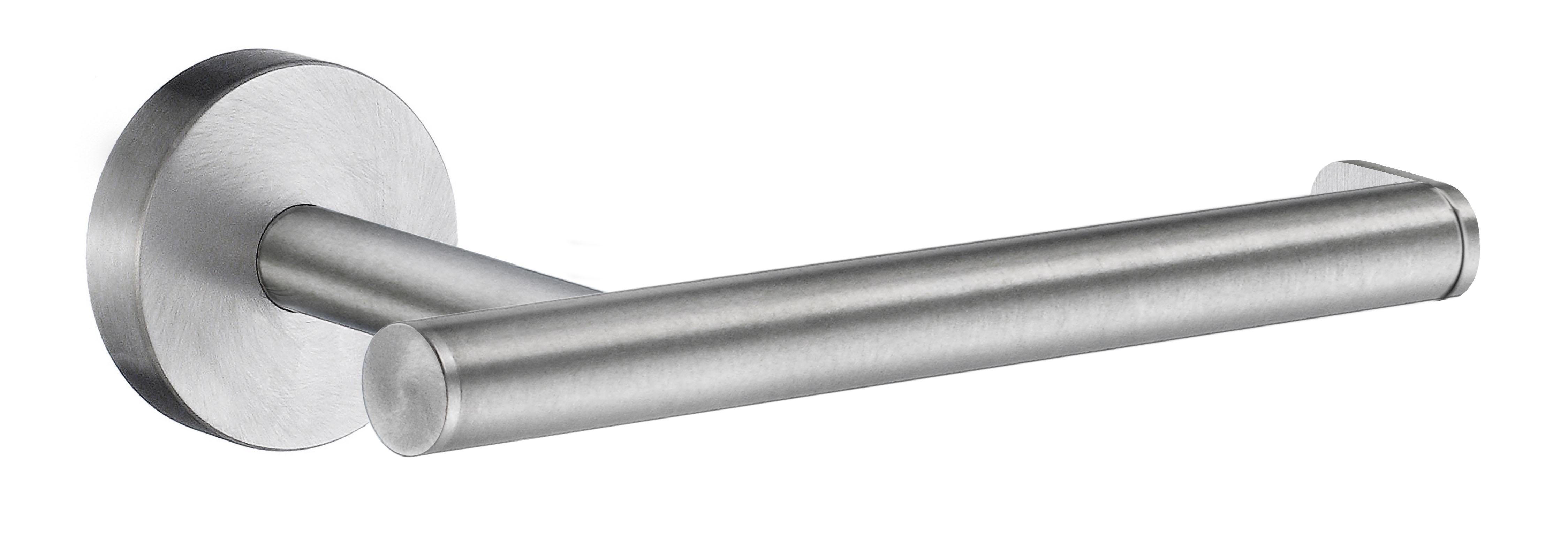 brushed chrome toilet roll holder