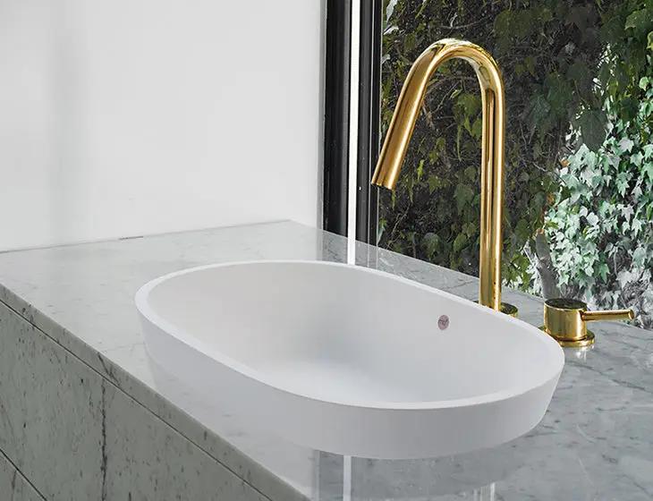 white sink