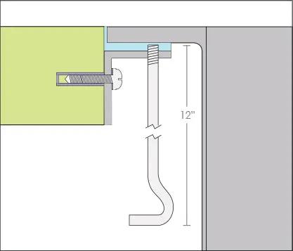 MILA MTK-618SS Sink Flush Mounting Kit by Mila International