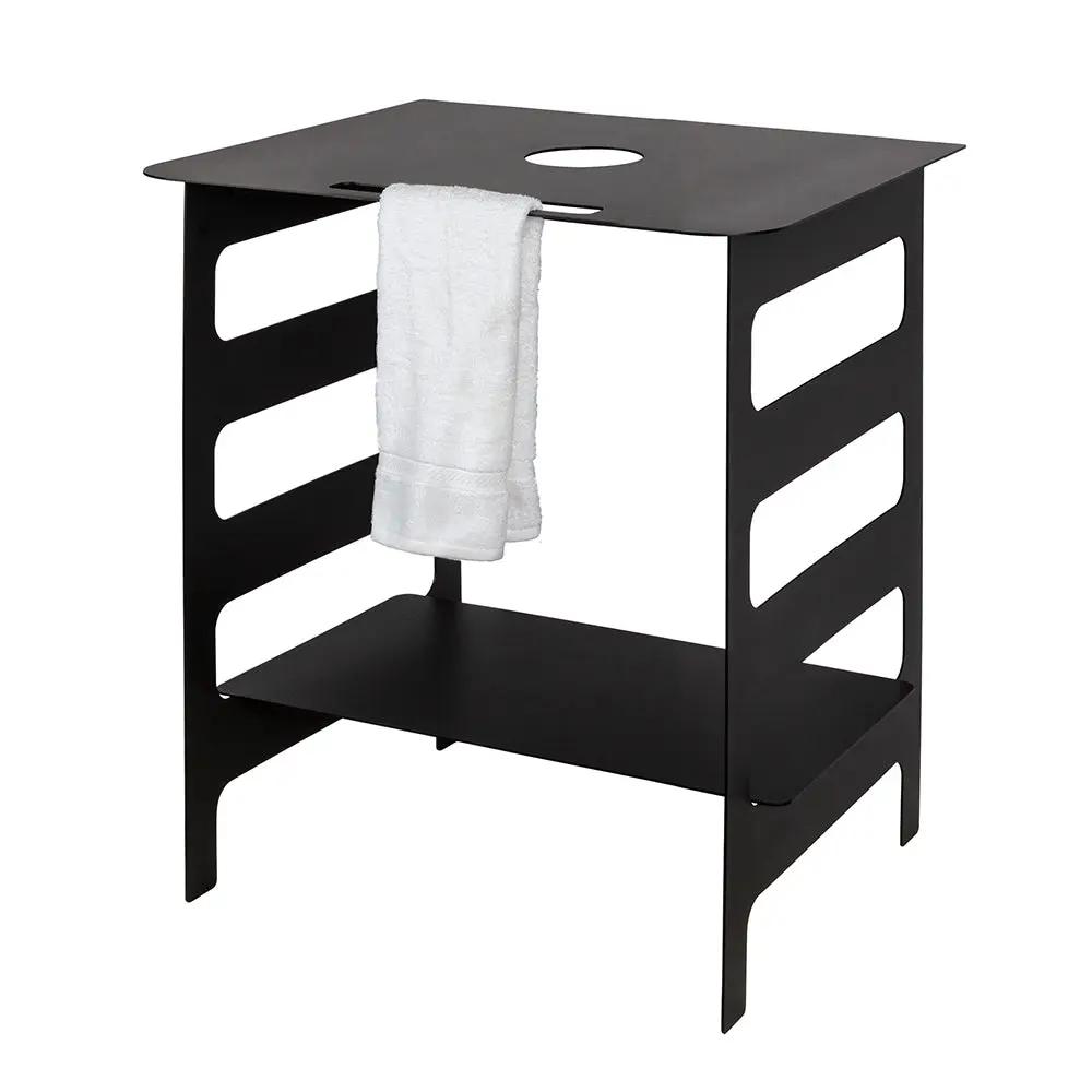 matte black vanity