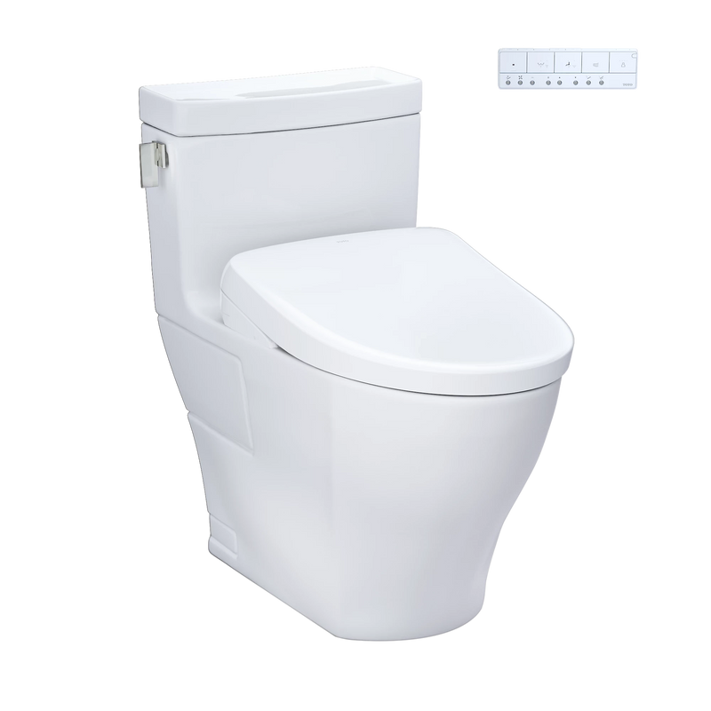 Toto Legato - Washlet + S7A One-Piece Toilet - 1.28 GPF - Cotton by Toto